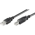 PremiumCord kabel USB 2.0, A-B, 1m, černá_539452693