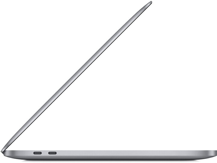 Apple MacBook Pro 13 (Touch Bar), M1, 16GB, 2TB, 8-core GPU, stříbrná (M1, 2020) (US)