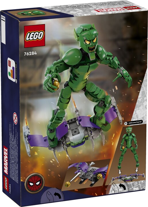 LEGO® Marvel 76284 Sestavitelná figurka: Zelený Goblin_920751333