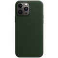 Apple kožený kryt s MagSafe pro iPhone 13 Pro Max, sekvojově zelená