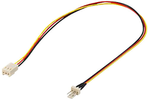 PremiumCord prodlužovací kabel k ventilátoru 3pin samec - 3pin samice , 30cm_108316573