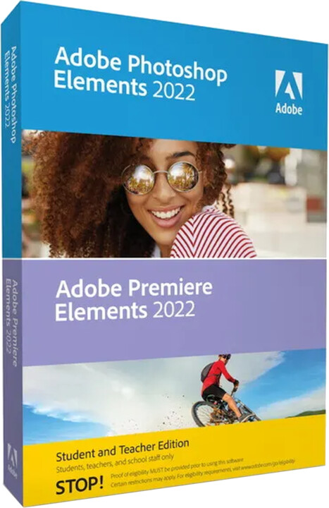 Adobe Photoshop &amp; Premiere Elements 2022 CZ (Studenti a učitelé) - BOX_2111414984