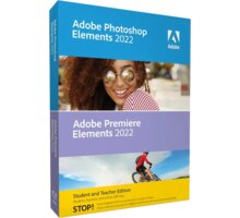 Adobe Photoshop & Premiere Elements 2022 CZ (Studenti a učitelé) - BOX 65319130