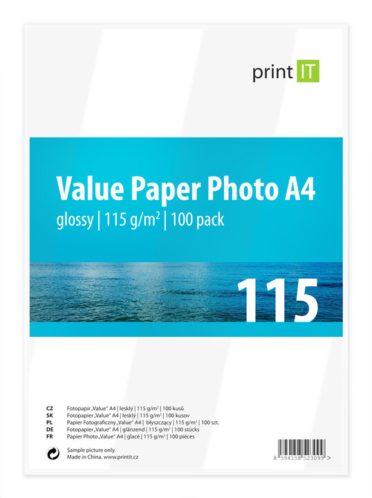 PRINT IT Value Paper Photo A4 115 g/m2 Glossy 100ks_1869418103