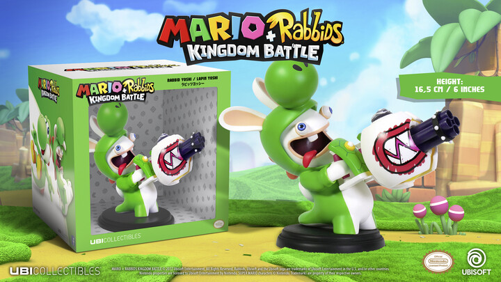 Figurka Mario + Rabbids Kingdom Battle - Rabbid Yoshi (16,5cm)_1395999515