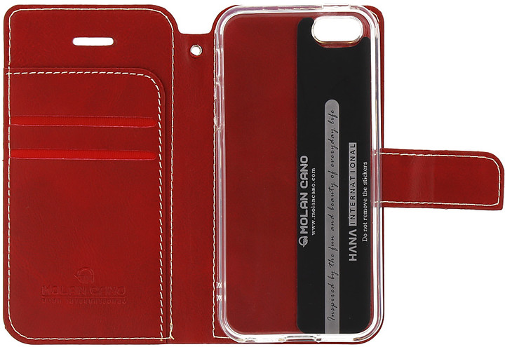 Molan Cano Issue Book Pouzdro pro Xiaomi Redmi Note 5A, červená_555438757