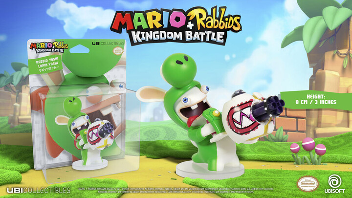 Figurka Mario + Rabbids Kingdom Battle - Rabbid Yoshi (8cm)_1149729090