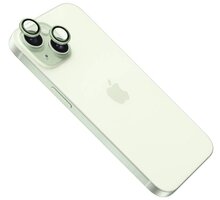 FIXED ochranná skla čoček fotoaparátů pro Apple iPhone 15/15 Plus, světle zelená_743378296