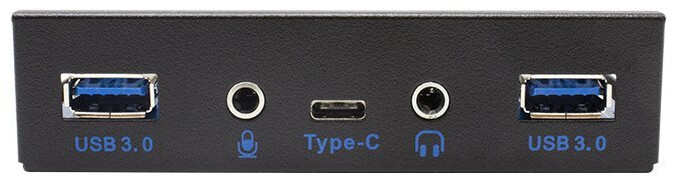 i-tec přední panel do 3.5“ pozice PC / USB-C / USB 3.0 / audio_622592161