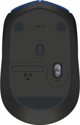 Logitech Wireless Mouse M171, modrá_1043562272