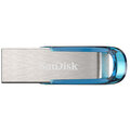 SanDisk Ultra Flair 128GB modrá_578136363