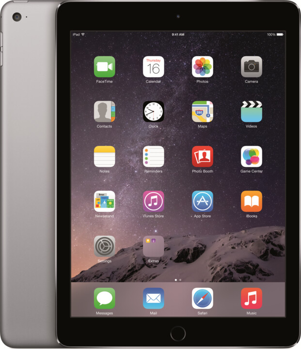 APPLE iPad Air 2, 64GB, Wi-Fi, šedá_1211713111
