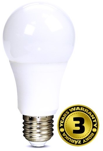 Solight LED žárovka, klasický tvar, 10W, E27, 3000K, 270°, 810lm_371387683