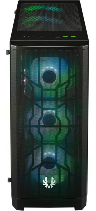 BITFENIX Nova Mesh TG A-RGB, Tempered Glass, černá_1126195917
