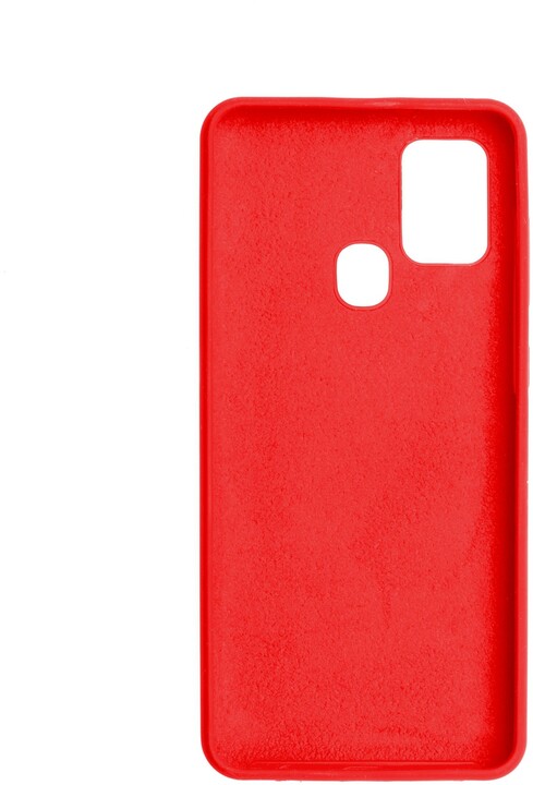 FIXED silikonový kryt Flow pro Samsung Galaxy A21s, červená