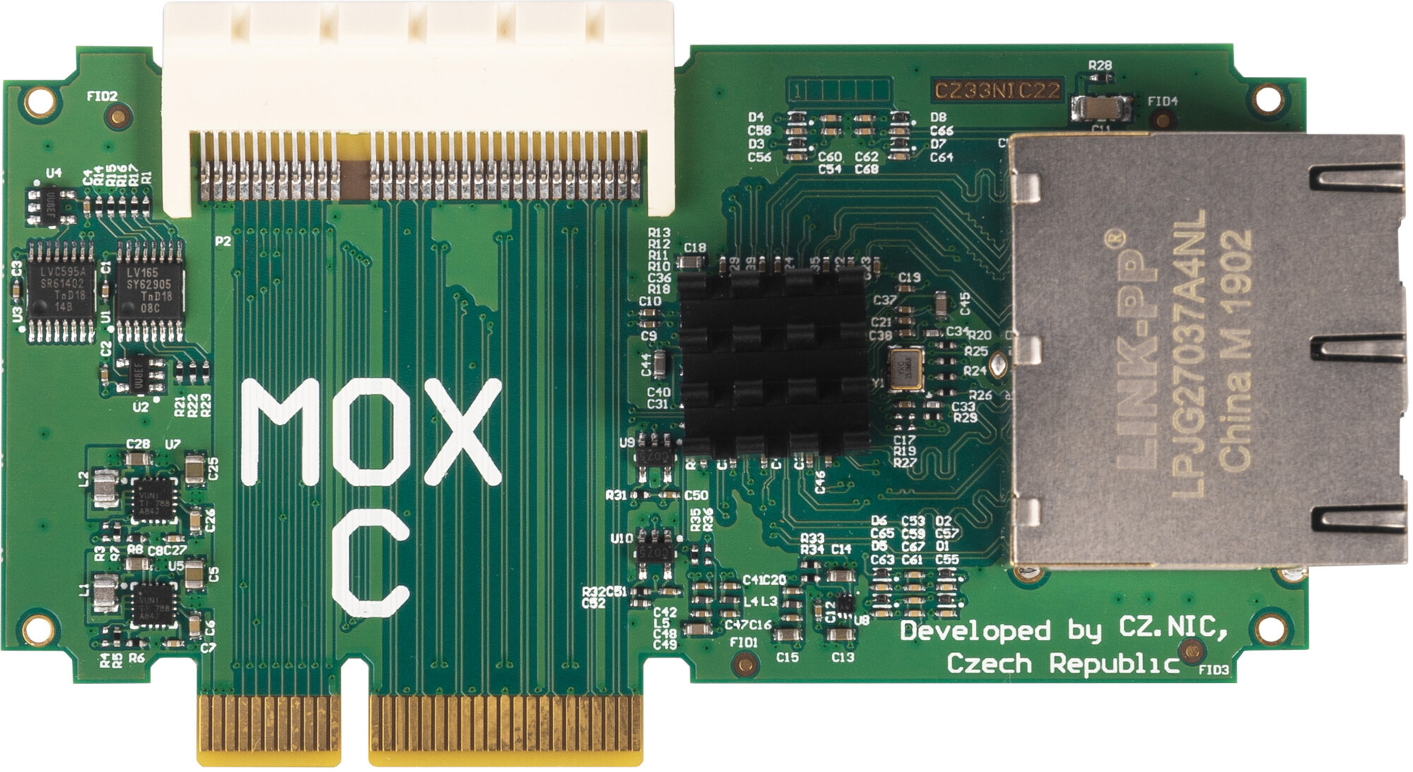 Turris MOX C Module - Ethernet modul, 4x100/1000 - RTMX-MCBOX