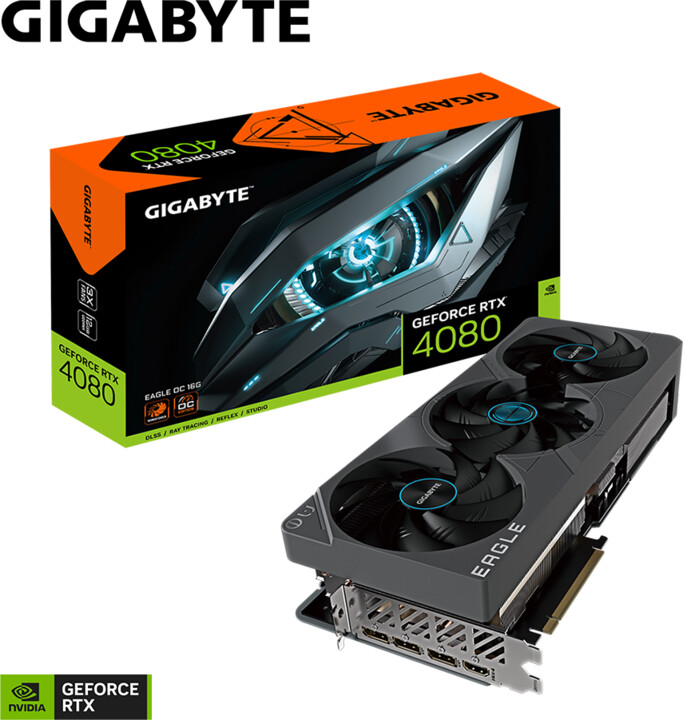 GIGABYTE GeForce RTX 4080 16GB EAGLE OC, 16GB GDDR6X_2108241037