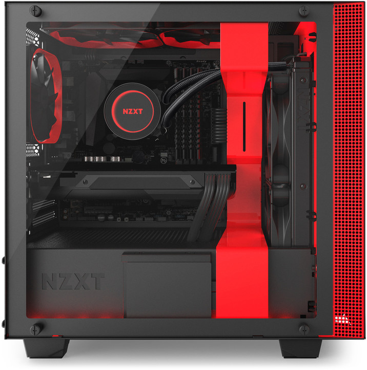 NZXT H400i, Matte Black/Red_1102021867