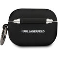 Karl Lagerfeld silikonový kryt pro Airpods Pro, černá