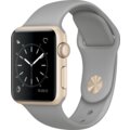 Apple Watch 38mm Gold Aluminium Case with Concrete Sport Band