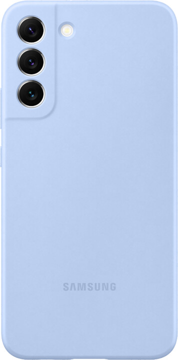 Samsung silikonový zadní kryt pro Galaxy S22+, světle modrá_241552593
