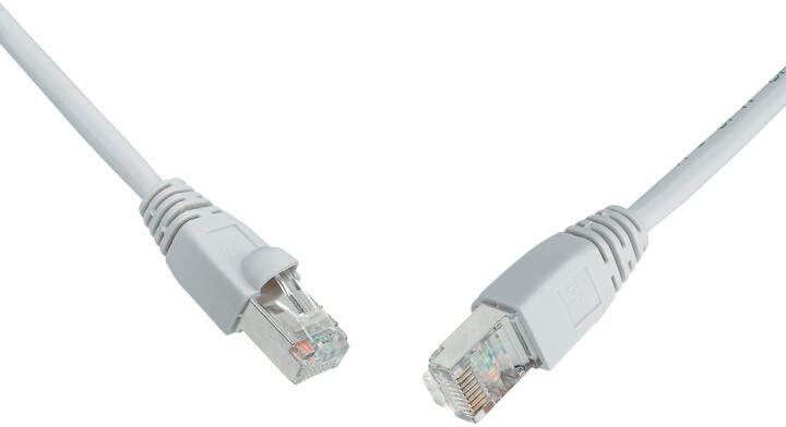 Solarix Patch kabel CAT5E SFTP PVC 0,5m šedý snag-proof_158005119