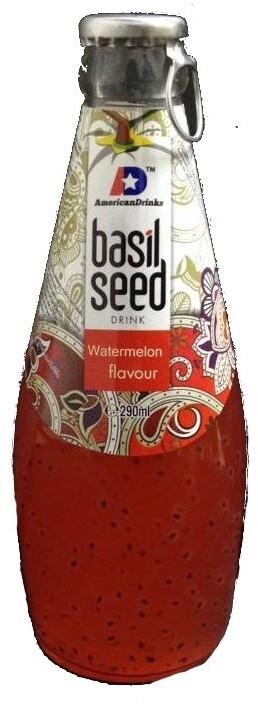 Basil Seed Drink Watermelon, meloun 290 ml_993497407