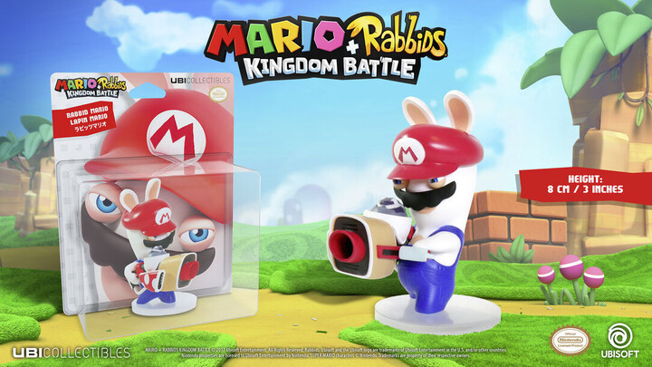 Figurka Mario + Rabbids Kingdom Battle - Rabbid Mario (8cm)_544957483