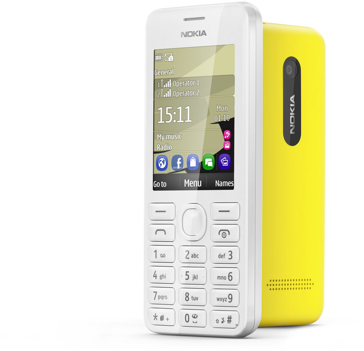 Nokia 206 Dual SIM, bílá_1440945395