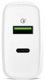 EPICO síťová nabíječka Pro Charger, USB-C PD, USB-A, 38W, bílá_227076347