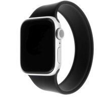FIXED silikonový řemínek pro Apple Watch, 42/44mm, elastický, velikost XL, černá_799498700