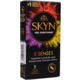 Kondomy Skyn 5 Senses Bezlatex - mix vroubky, tenké, hřejivé, chladivé, s příchutí, 5 ks