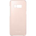 Samsung S8+, Poloprůhledný zadní kryt, růžová_1392143945