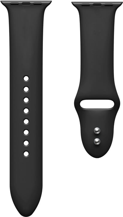 MAX silikonový řemínek pro Apple Watch 4/5, 40mm, černá_528769158