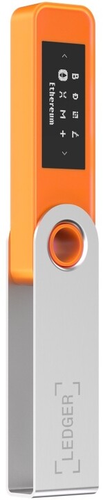 Ledger Nano S Plus BTC Orange, hardwarová peněženka na kryptoměny_1835677411