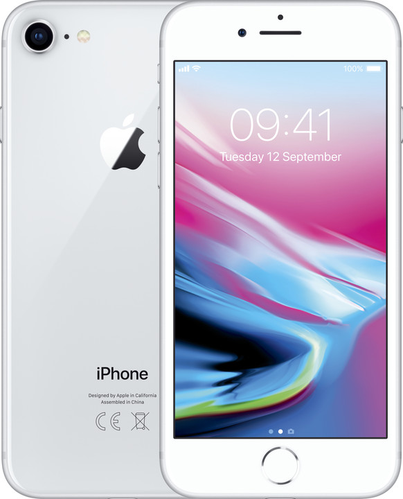 Repasovaný iPhone 8, 64GB, Silver_1026659883