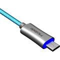 Mcdodo Knight rychlonabíjecí datový kabel microUSB s inteligentním vypnutím napájení, 1,5m, modrá_1461274140