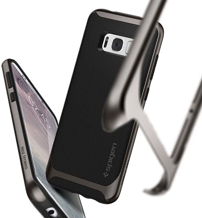 Spigen Neo Hybrid pro Samsung Galaxy S8+, gunmetal_1671676785