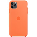 Apple silikonový kryt na iPhone 11 Pro Max, oranžová