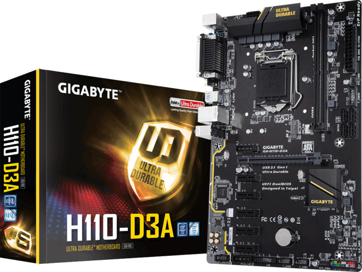 GIGABYTE H110-D3A mining - Intel H110_662496979