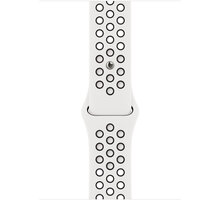 Apple Watch sportovní řemínek Nike 45mm, sněhobílo-černá_1850555453