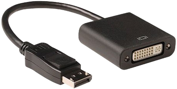 C-TECH adaptér DisplayPort - DVI 24+5, M/F, černá_1886929620