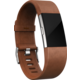 Google Fitbit Charge 2 Accessory Band kožený L, hnědá