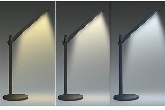 Solight LED stmívatelná lampička 8W, 420lm, volitelná barva světla, černá_1750902718