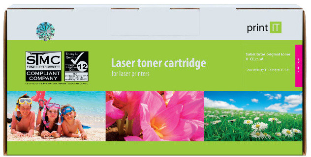 PRINT IT alternativní HP CE253A Color LaserJet CP3525 magenta_427102650