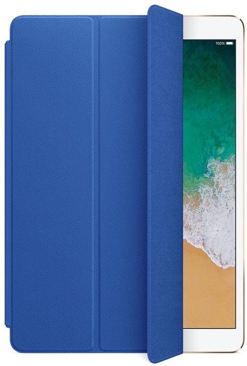 Apple pouzdro na tablet Apple iPad Pro 10,5&quot; Leather Smart Cover, modrá_1575070103