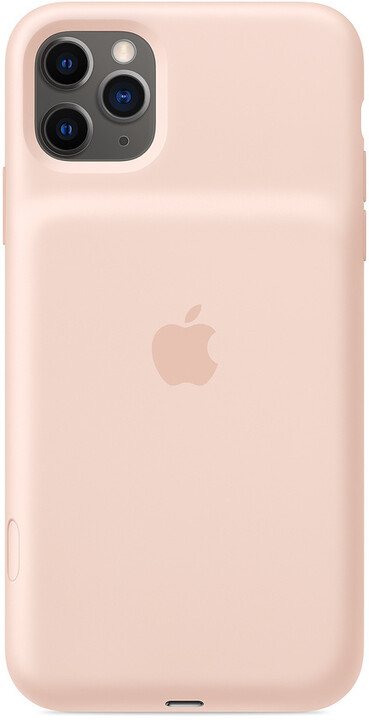 Apple iPhone 11 Pro Max Smart Battery Case with Wireless Charging, pink_1542305797