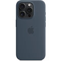 Apple Silikonový kryt s MagSafe pro iPhone 15 Pro, bouřkově modrá_1884490190
