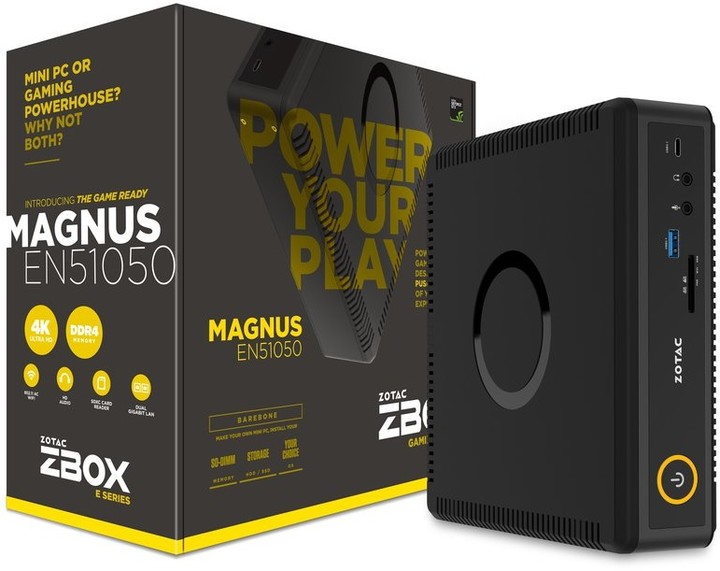 Zotac ZBOX Magnus Mini EN51050, černá_62160500