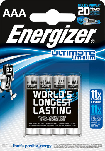 Energizer baterie FR03/4 Ultimate Lithium AAA, 4ks_1218614516